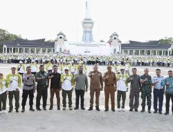 Pesan Pj Gubernur Sultra Saat Apel Siaga Pengawasan Pemilu 2024