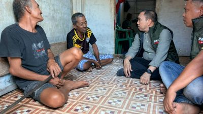 Silaturahmi dengan Warga Kampung Pelangi, Paslon Nomor 4 AJP-ASLI Sampaikan 20 Program Kerja 