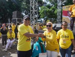 Serahkan Hadiah Utama Senam Sehat Golkar, AJP-ASLI: Wujud Apresiasi Kami kepada Masyarakat Kendari