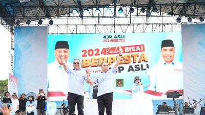 Di Hadapan Ribuan Pendukung, AJP-ASLI: Nawaitu Kami untuk Membangun Kota Kendari