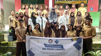 Mahasiswa PSPPA UHO Sosialisasi Bahaya HIV/AIDS di SMA Negeri 5 Kendari