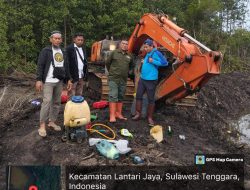 Garap Hutan Lindung Gunakan Excavator, Warga Inisial R Dilaporkan di Pemda Bombana