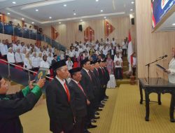 Lantik Direksi Tiga Perumda, Walikota Kendari Tegaskan Satu Bulan Tidak Bekerja Setelah Dilantik akan Diganti