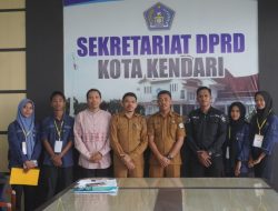 Ciptakan SDM Siap Kerja, Sekretariat DPRD Kota Kendari Terima Siswa Magang SMKN 7 Muna