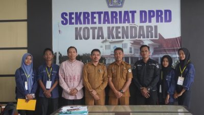 Ciptakan SDM Siap Kerja, Sekretariat DPRD Kota Kendari Terima Siswa Magang SMKN 7 Muna