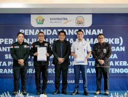 Perkuat Hubungan Industrial yang Harmonis, Manajemen dan Serikat Karyawan Bank Sultra Tandatangani Perjanjian Kerja Bersama