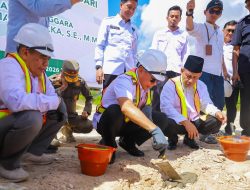 Groundbreaking GOR UM Kendari, Gubernur Sultra Ajak Perguruan Tinggi Bersinergi Cetak SDM Berkarakter