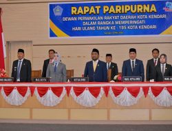 Paripurna Istimewa HUT Kendari, DPRD dan Pemkot Perkuat Sinergi Pembangunan