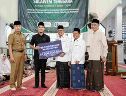 Dukung Program MUI, Bank Sultra Salurkan Dana Operasional Rp200 Juta