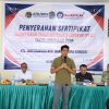 Juru Bicara Partai Gerindra, Bahtra Banong Kawal Penyaluran Sertifikat PTSL di Kendari
